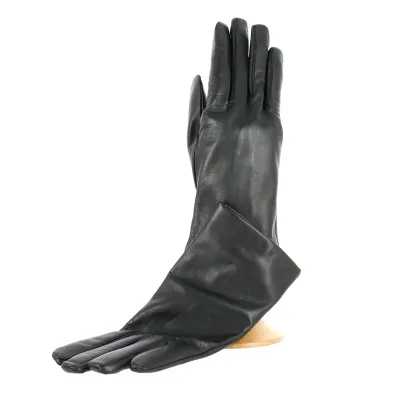 Gants Femme Cuir Noir double cachemire - Traclet