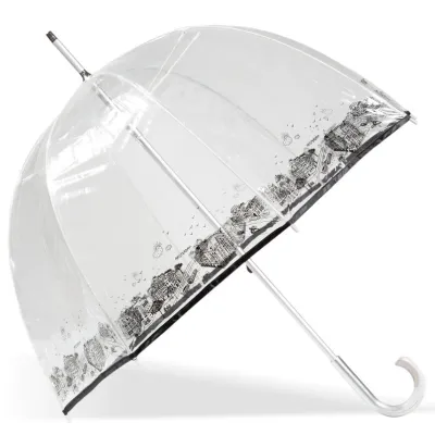 Parapluie Cloche Transparent Amsterdam - Isotoner
