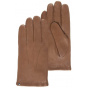Men's Leather Gloves Lined with Silk & Cashmere - Isotoner
