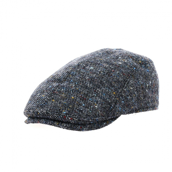 Bombée Jackson tweed grey earflap cap - Göttmann