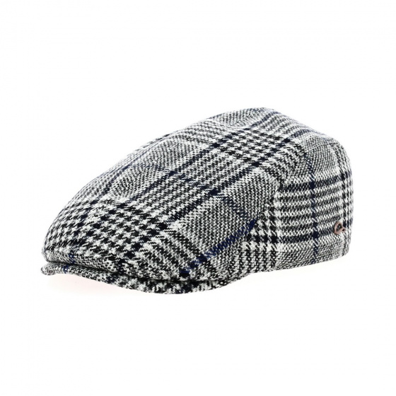 Casquette a carreaux gris Cache-Oreilles Jackson Gore Tex - Gottmann