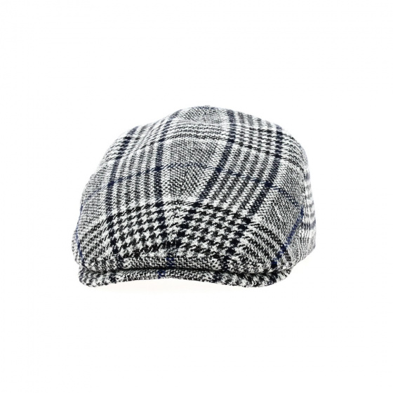Casquette a carreaux gris Cache-Oreilles Jackson Gore Tex - Gottmann