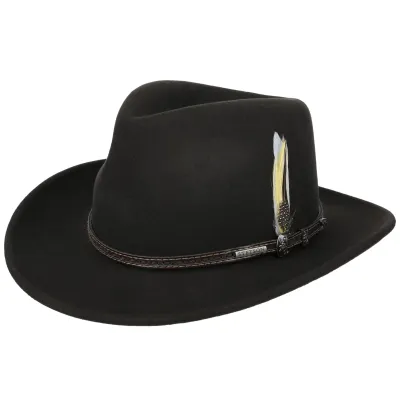 Western BUFFALO Vitafelt Brown - Stetson Reference: 19222| Traclet Hat Shop