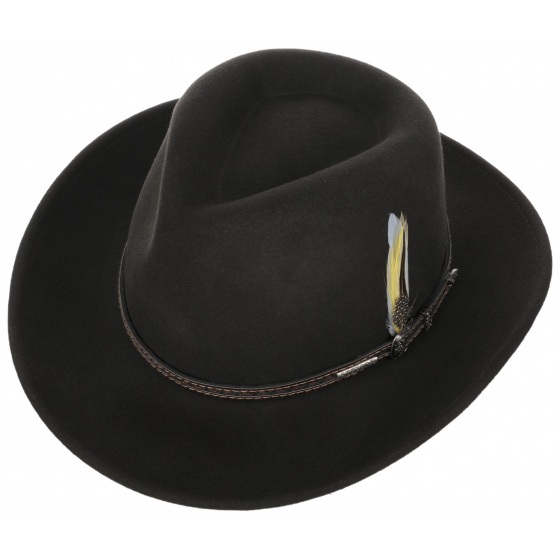 Chapeau Western BUFFALO Vitafelt Marron - Stetson Chapeau Western BUFFALO Vitafelt Marron - Stetson