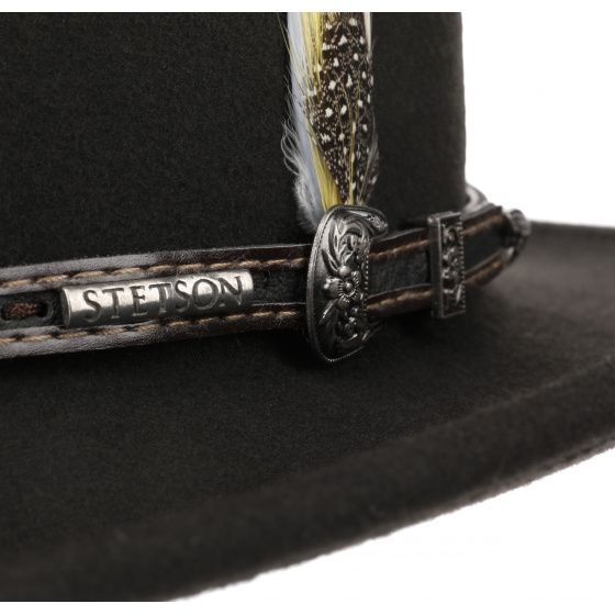 Chapeau Western BUFFALO Vitafelt Marron - Stetson Chapeau Western BUFFALO Vitafelt Marron - Stetson
