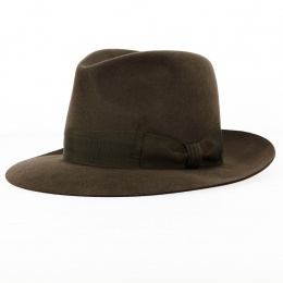 Indiana Jones Brown Fur Felt Hat - Original Shape