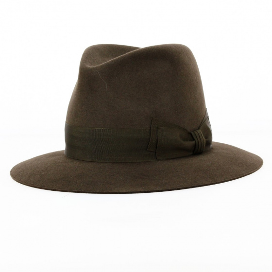 Indiana Jones Brown Fur Felt Hat - Original Shape