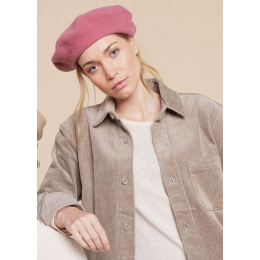 Authentic Rose Vareuse Wool Beret - Heritage by Laulhère