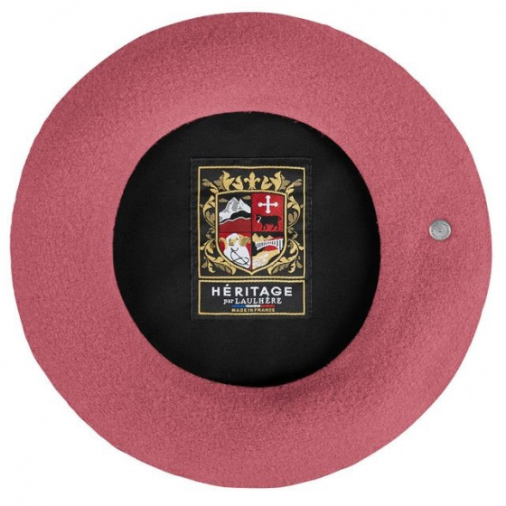 Béret Authentique Rose Vareuse Laine - Héritage par Laulhère