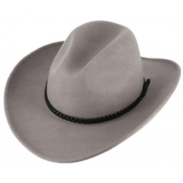 Gray Oklahoma Western Hat - Traclet