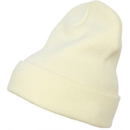 Long White Acrylic Tutendo Beanie - Traclet