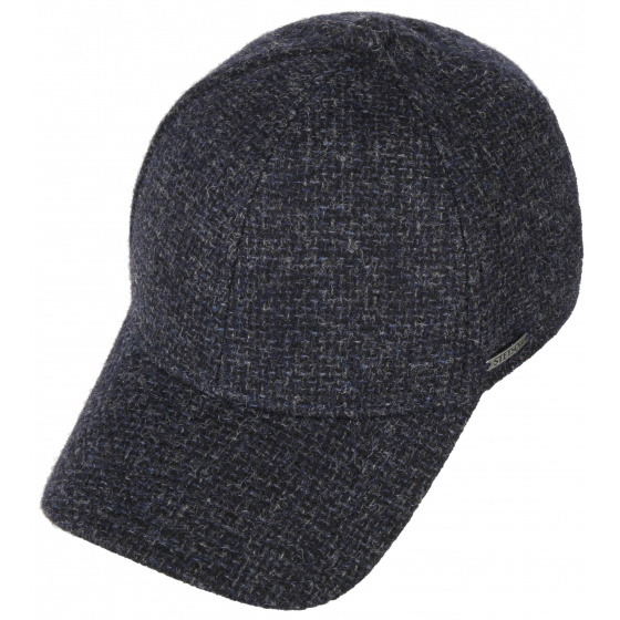 Portland Baseball Cap with Ear Flaps Navy - Stetson