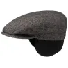 Casquette Kent EF Marron Cache-Oreilles - Stetson