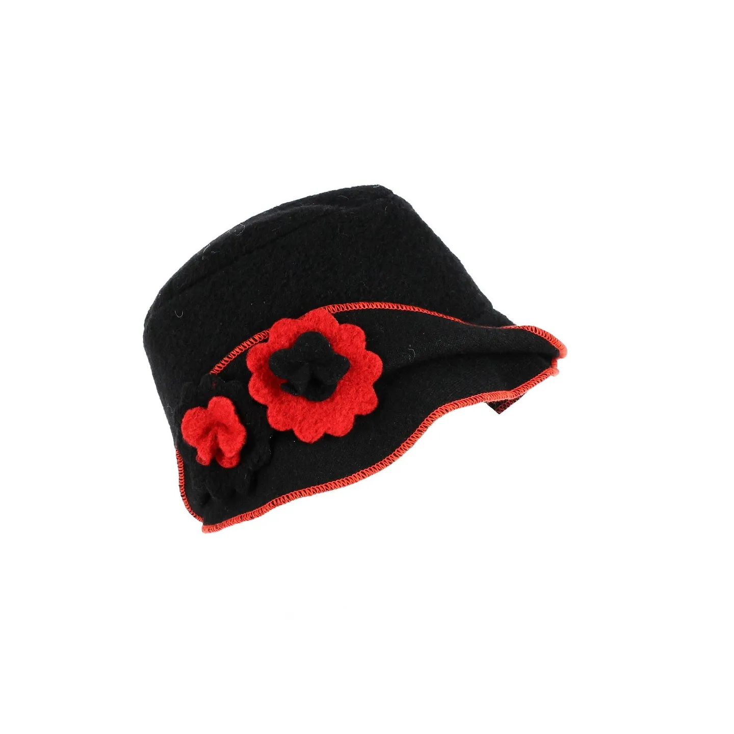 chapeau tissu femme noir audrey Reference : 19292 | Chapellerie Traclet