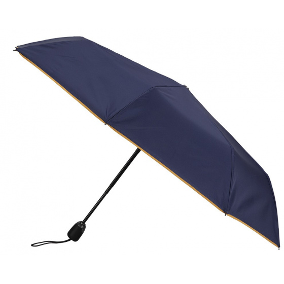 Navy Women's Umbrella with Mustard Finish - Piganiol