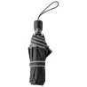 Women's Opal Black Umbrella with Striped Finish - Piganiol Reference: 19304| Traclet Hat Shop