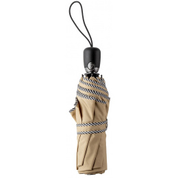 Women's Umbrella Opal Beige Striped Finish - Piganiol