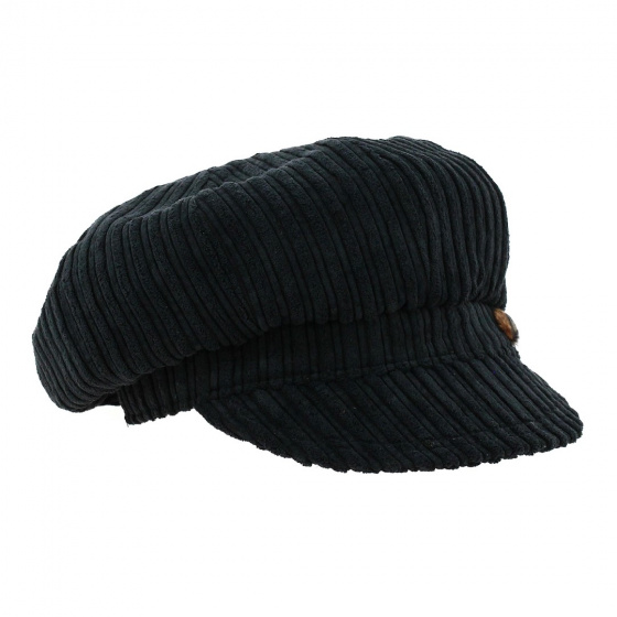 Casquette Gavroche Sophie Velours Noir - Traclet Casquette Gavroche Sophie Velours Noir - Traclet