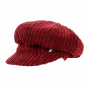 Sophie Velvet Newsboy Cap Sea Green - Traclet