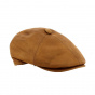 Wayne Camel Leather Cap - Traclet