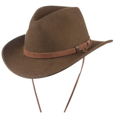 Silverton Brown Wool Fedora Hat Scippis - Traclet - Chapellerie Traclet Reference: 19321| Chapellerie Traclet