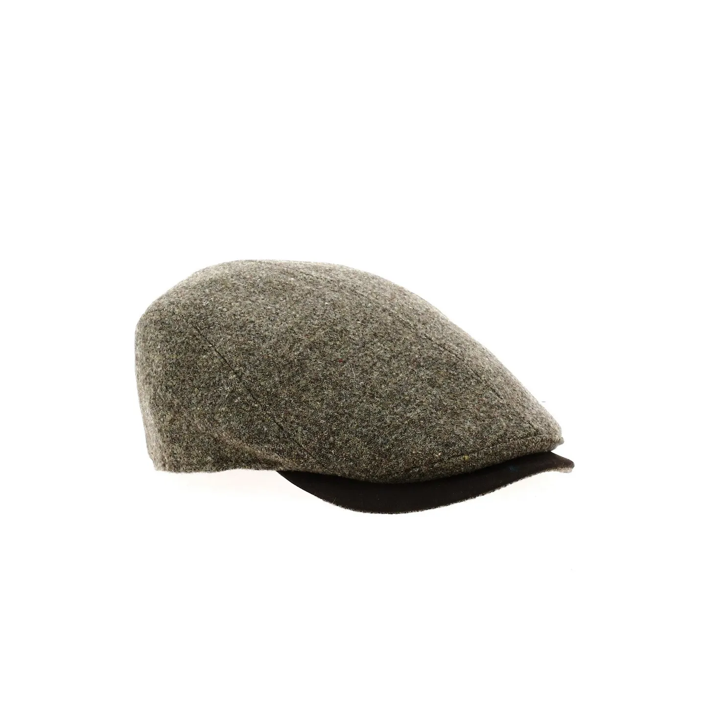 Napoli Shetland Flat Cap with ear flaps Taupe - Traclet Reference: 19326| Traclet Hat Shop