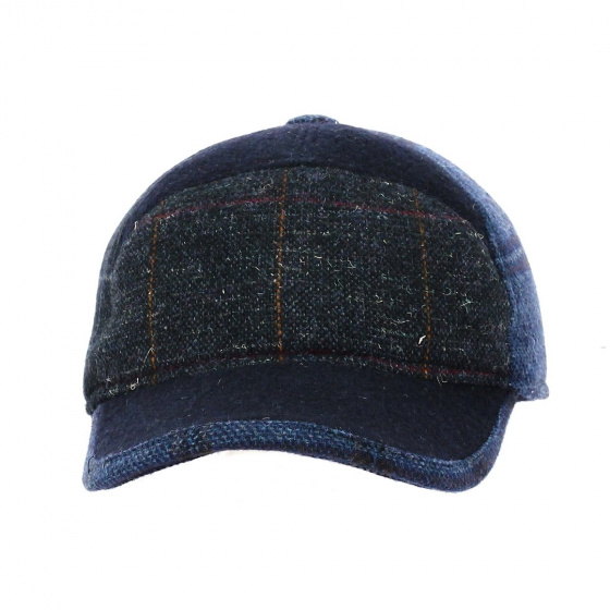 Navy Baseball Cap with Ear Flaps patch - Traclet