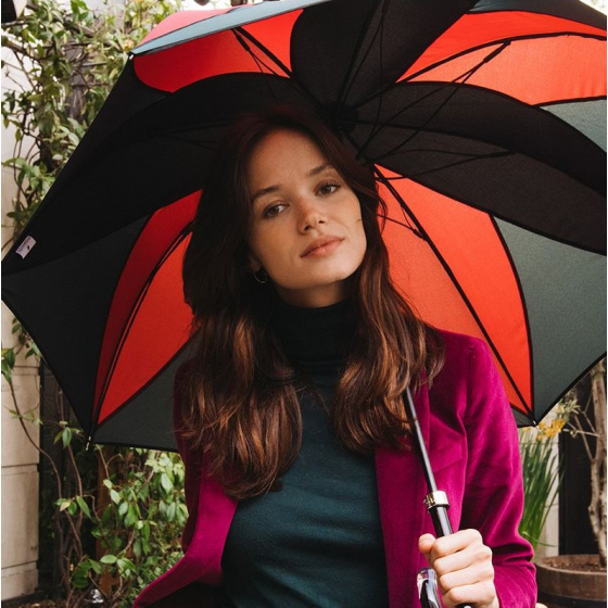 Women's Rosette Walking Umbrella - Piganiol