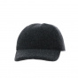 Anthracite Wool Baseball Cap - Traclet