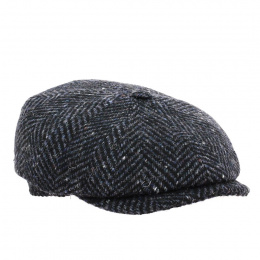 8 ribbed cap Anthracite Wool - Traclet