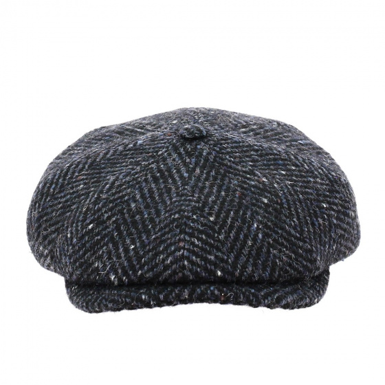 Casquette 8 côtes Anthracite Laine - Traclet Casquette 8 côtes Anthracite Laine - Traclet
