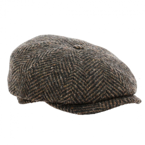 Casquette Hatteras Mozart chevron marron - Traclet