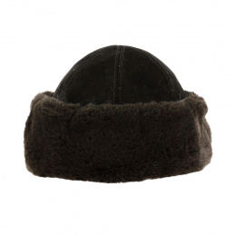 Women's Alevtina Leather Brown Toque - Traclet