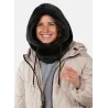 Eliess Black Hooded Snood - Barts   Reference: 19369| Traclet Hat Shop