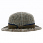 Grey Velvet Wool Bowler Hat - Alfonso d'Este