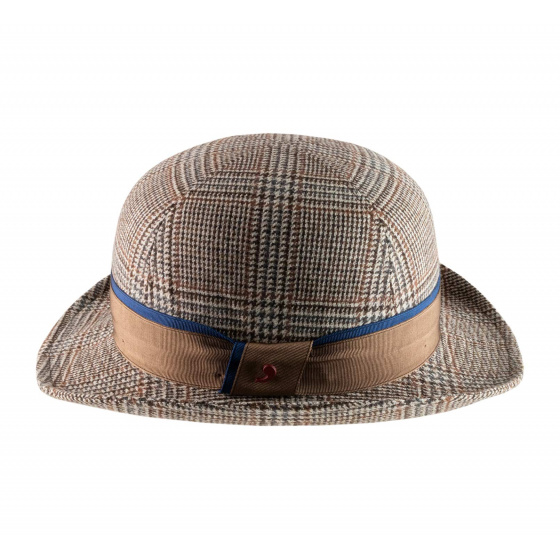 Grey Velvet Wool Bowler Hat - Alfonso d'Este