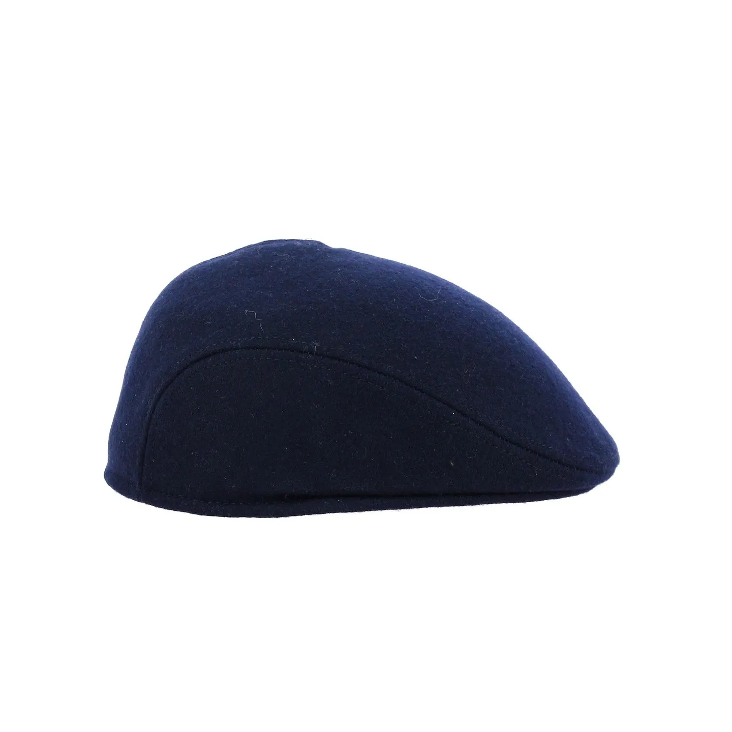 Casquette Bombée Cache-oreilles laine marine- Traclet