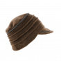 Women's Anna Fleece Cap Light Brown - TRACLET