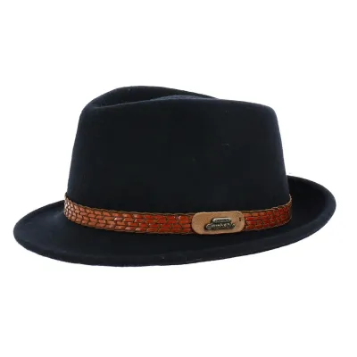 Navy Limoges Trilby Hat - Stetson Reference: 19382| Traclet Hatmakers