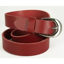 Women's Giorgia Red Leather Belt - Traclet Reference: 18449 | Traclet Hat Shop
