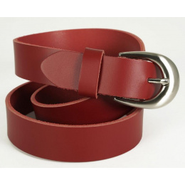 Giorgia Women's Belt Red Leather - Traclet
