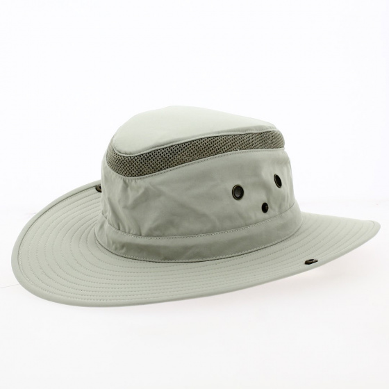 Chapeau Bermudes Beige-Kaki Anti UV UPF 50+ couvre-nuque