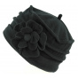 Paris Fleece Flower Beanie - Traclet
