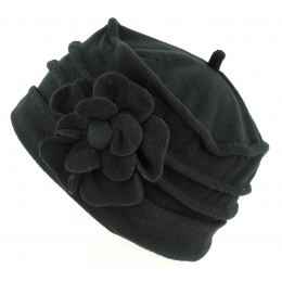 Paris Fleece Flower Beanie - Traclet