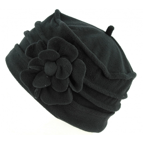 Paris Fleece Flower Beanie - Traclet