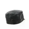 Casquette Cubaine Cuir Noire Booster- Traclet Reference : 3659 | Chapellerie Traclet