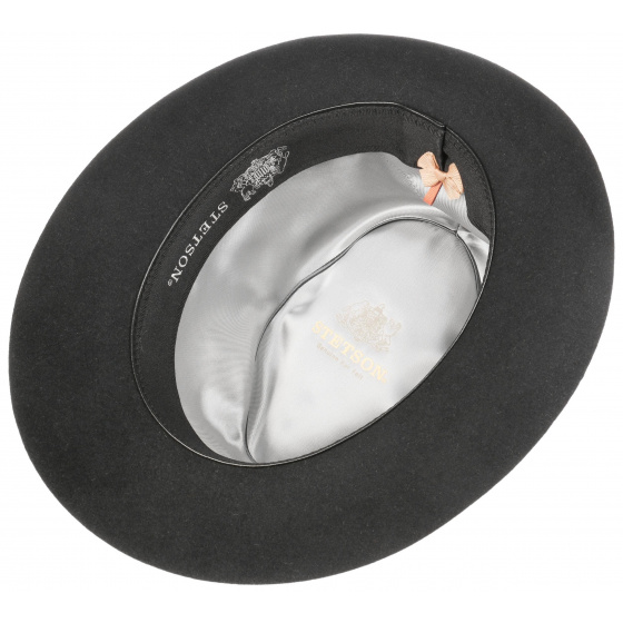 Stetson - Penn Black Fur Felt Bogart Hat