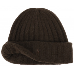 Brown Surth Cashmere Beanie - Stetson