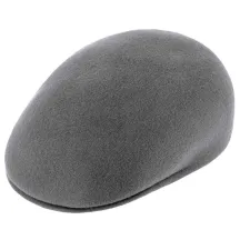 Grey Domed Ascot Cap in Traclet wool Reference: 19409 | Traclet Hat Shop