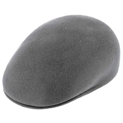 Casquette Bombée Ascot Grise en laine - Traclet